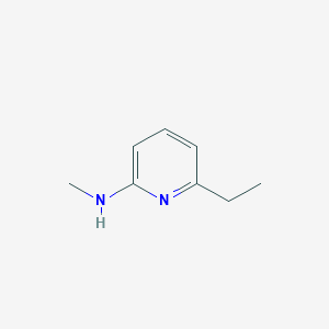 Chemical structure of 6-Ethyl-N-methylpyridin-2-amine