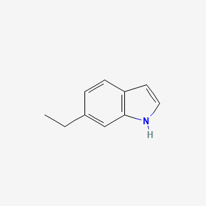 Chemical structure of 6-Ethyl-1H-indole