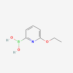 Chemical structure of 6-Ethoxypyridine-2-boronic acid