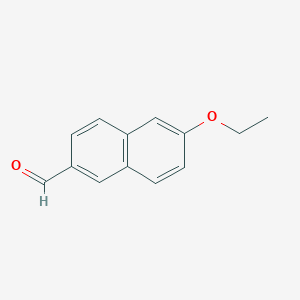 Chemical structure of 6-Ethoxy-2-naphthaldehyde