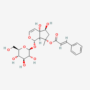 Chemical structure of 6-Epiharpagoside