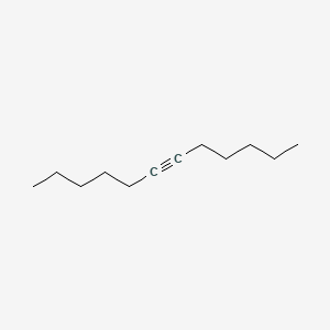 Chemical structure of 6-Dodecyne
