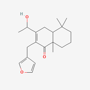 Chemical structure of 6-Dehydroxy-8-hydroxygaleopsinolone