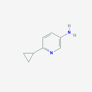 Chemical structure of 6-Cyclopropylpyridin-3-amine