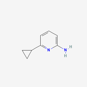 Chemical structure of 6-Cyclopropylpyridin-2-amine