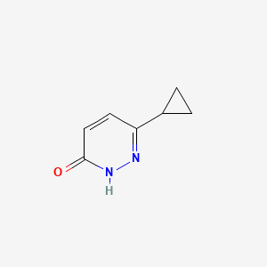 Chemical structure of 6-Cyclopropylpyridazin-3(2H)-one