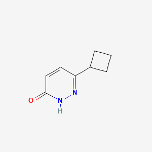 Chemical structure of 6-Cyclobutyl-3-pyridazinone