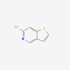 Chemical structure of 6-Chlorothieno[3,2-c]pyridine