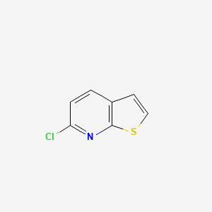 Chemical structure of 6-Chlorothieno[2,3-b]pyridine