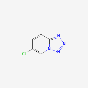 Chemical structure of 6-Chlorotetrazolo[1,5-a]pyridine