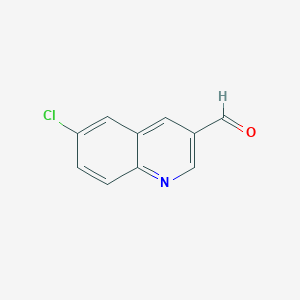 Chemical structure of 6-Chloroquinoline-3-carbaldehyde