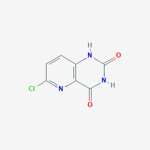 Chemical structure of 6-Chloropyrido[3,2-d]pyrimidine-2,4(1H,3H)-dione