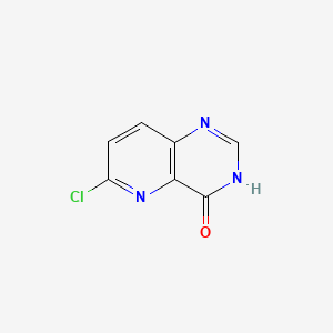 Chemical structure of 6-Chloropyrido[3,2-d]pyrimidin-4(3H)-one