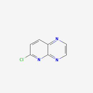 Chemical structure of 6-chloropyrido[2,3-b]pyrazine