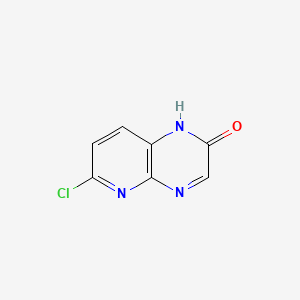 Chemical structure of 6-Chloropyrido[2,3-b]pyrazin-2(1H)-one