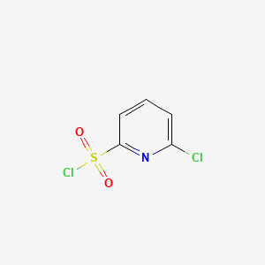 Chemical structure of 6-Chloropyridine-2-sulfonyl chloride