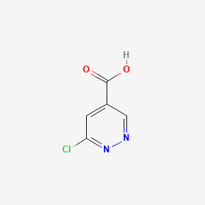 Chemical structure of 6-Chloropyridazine-4-carboxylic acid