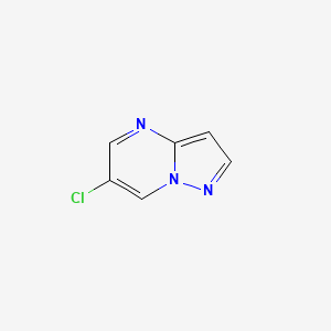 Chemical structure of 6-Chloropyrazolo[1,5-a]pyrimidine