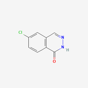 Chemical structure of 6-Chlorophthalazin-1-ol