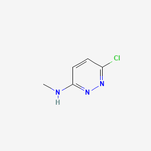 Chemical structure of 6-chloro-N-methylpyridazin-3-amine