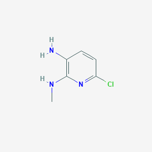 Chemical structure of 6-Chloro-N2-methylpyridine-2,3-diamine