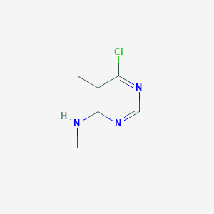 Chemical structure of 6-Chloro-N,5-dimethylpyrimidin-4-amine