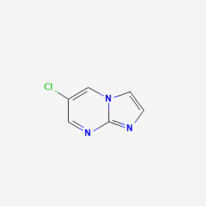 Chemical structure of 6-chloroimidazo[1,2-a]pyrimidine