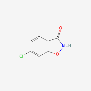 Chemical structure of 6-Chlorobenzo[d]isoxazol-3-ol