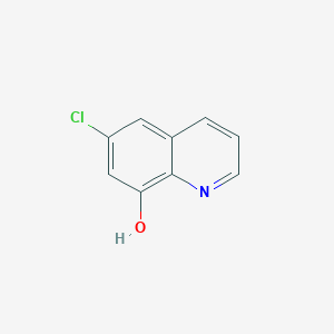 Chemical structure of 6-Chloroquinolin-8-ol