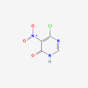 Chemical structure of 6-Chloro-5-nitro-4(1H)-pyrimidinone