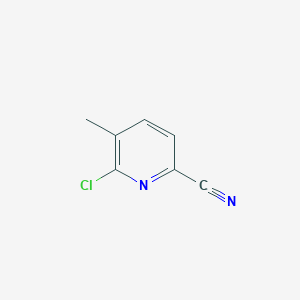Chemical structure of 6-Chloro-5-methylpyridine-2-carbonitrile
