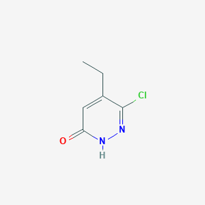 Chemical structure of 6-Chloro-5-ethylpyridazin-3(2H)-one