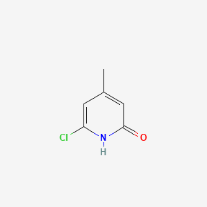 Chemical structure of 6-Chloro-4-methylpyridin-2-ol