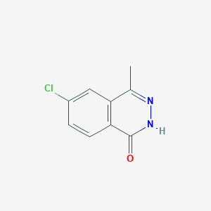Chemical structure of 6-CHLORO-4-METHYL-1(2H)-PHTHALAZINONE
