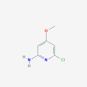 Chemical structure of 6-Chloro-4-methoxypyridin-2-amine