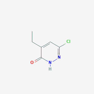 Chemical structure of 6-Chloro-4-ethylpyridazin-3(2H)-one