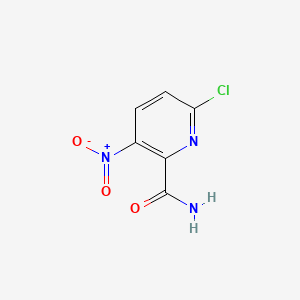 Chemical structure of 6-Chloro-3-nitropicolinamide
