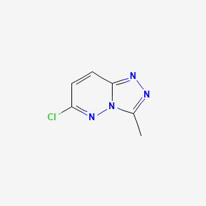 Chemical structure of 6-Chloro-3-methyl-[1,2,4]triazolo[4,3-b]pyridazine