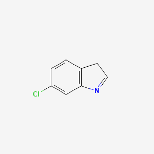 Chemical structure of 6-Chloro-3H-indole