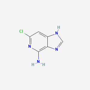 Chemical structure of 6-Chloro-3H-imidazo[4,5-c]pyridin-4-amine