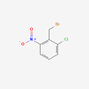 Chemical structure of 6-Chloro-2-nitrobenzyl bromide