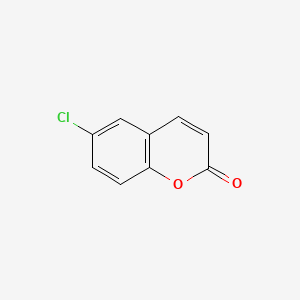 Chemical structure of 6-Chlorocoumarin
