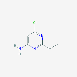 Chemical structure of 6-Chloro-2-ethylpyrimidin-4-amine