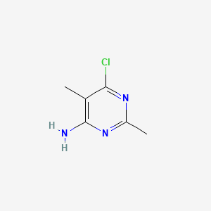 Chemical structure of 6-Chloro-2,5-dimethylpyrimidin-4-amine