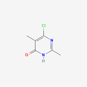 Chemical structure of 6-Chloro-2,5-dimethylpyrimidin-4-ol