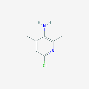 Chemical structure of 6-Chloro-2,4-dimethylpyridin-3-amine