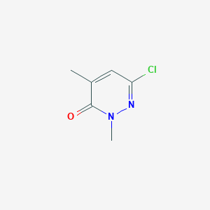 Chemical structure of 6-Chloro-2,4-dimethylpyridazin-3(2H)-one