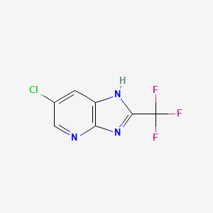 Chemical structure of Fluoromidine
