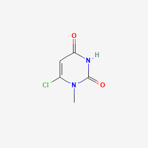 Chemical structure of 6-Chloro-1-methyluracil