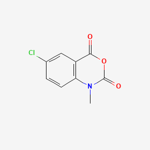 Chemical structure of 6-chloro-1-methyl-2H-3,1-benzoxazine-2,4(1H)-dione
